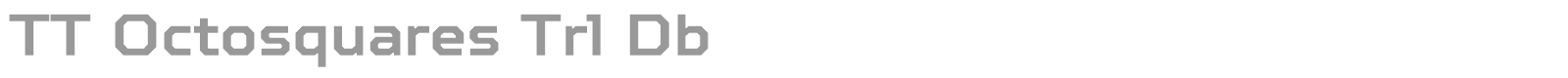 TT Octosquares font preview